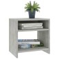 vidaXL Mesita de noche madera contrachapada gris hormigón 40x30x40 cm vidaXL Mesita de noche madera contrachapada gris hormigón 40x30x40 cm