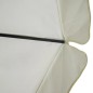 vidaXL Sombrilla de aluminio con base portátil blanco vidaXL Sombrilla de aluminio con base portátil blanco