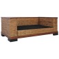 vidaXL Juego de sofás con cojines 2 piezas de ratán natural marrón vidaXL Juego de sofás con cojines 2 piezas de ratán natural marrón