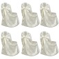 vidaXL Funda de silla para banquete de boda 12 unidades crema vidaXL Funda de silla para banquete de boda 12 unidades crema