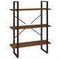 vidaXL Estantería madera contrachapada roble marrón 80x30x105 cm vidaXL Estantería madera contrachapada roble marrón 80x30x105 cm