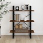 vidaXL Estantería madera contrachapada roble marrón 80x30x105 cm vidaXL Estantería madera contrachapada roble marrón 80x30x105 cm