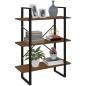 vidaXL Estantería madera contrachapada roble marrón 80x30x105 cm vidaXL Estantería madera contrachapada roble marrón 80x30x105 cm