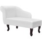 vidaXL Diván de cuero sintético blanco vidaXL Diván de cuero sintético blanco