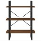 vidaXL Estantería madera contrachapada roble marrón 80x30x105 cm vidaXL Estantería madera contrachapada roble marrón 80x30x105 cm