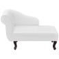 vidaXL Diván de cuero sintético blanco vidaXL Diván de cuero sintético blanco