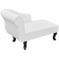 vidaXL Diván de cuero sintético blanco vidaXL Diván de cuero sintético blanco