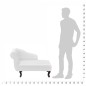 vidaXL Diván de cuero sintético blanco vidaXL Diván de cuero sintético blanco