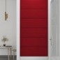 vidaXL Paneles de pared 12 uds terciopelo rojo tinto 90x30 cm 3,24 m² vidaXL Paneles de pared 12 uds terciopelo rojo tinto 90x30 cm 3,24 m²