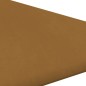 vidaXL Paneles de pared 12 uds terciopelo marrón 30x30 cm 0,54 m² vidaXL Paneles de pared 12 uds terciopelo marrón 30x30 cm 0,54 m²