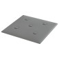 vidaXL Paneles de pared 12 uds cuero sintético gris 30x30 cm 1,08 m² vidaXL Paneles de pared 12 uds cuero sintético gris 30x30 cm 1,08 m²