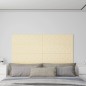 vidaXL Paneles de pared 12 uds cuero sintético crema 90x30 cm 3,24 m² vidaXL Paneles de pared 12 uds cuero sintético crema 90x30 cm 3,24 m²