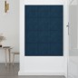 vidaXL Paneles de pared 12 uds terciopelo azul 30x30 cm 1,08 m² vidaXL Paneles de pared 12 uds terciopelo azul 30x30 cm 1,08 m²
