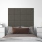 vidaXL Paneles de pared 12 uds terciopelo gris oscuro 30x30 cm 1,08 m² vidaXL Paneles de pared 12 uds terciopelo gris oscuro 30x30 cm 1,08 m²