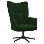 vidaXL Sillón de relax de terciopelo verde oscuro vidaXL Sillón de relax de terciopelo verde oscuro