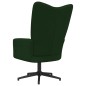 vidaXL Sillón de relax de terciopelo verde oscuro vidaXL Sillón de relax de terciopelo verde oscuro