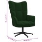vidaXL Sillón de relax de terciopelo verde oscuro vidaXL Sillón de relax de terciopelo verde oscuro