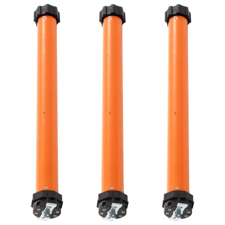 vidaXL Motores tubulares 3 unidades 40 Nm