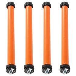 vidaXL Motores tubulares 4 unidades 50 Nm
