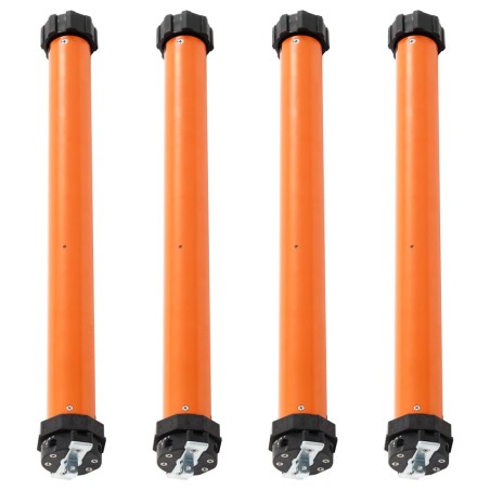 vidaXL Motores tubulares 4 unidades 50 Nm