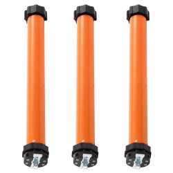 vidaXL Motores tubulares 3 unidades 20 Nm