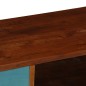 vidaXL Mueble para TV con 3 cajones madera maciza acacia 110x35x50 cm