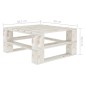 vidaXL Set muebles de palés para jardín 6 pzas madera cojines negros