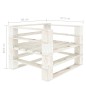vidaXL Muebles de palets de jardín 6 pzas madera cojines negros vidaXL Muebles de palets de jardín 6 pzas madera cojines negros