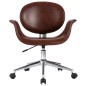 vidaXL Sillas de comedor giratorias 6 unidades cuero sintético marrón vidaXL Sillas de comedor giratorias 6 unidades cuero sintético marrón
