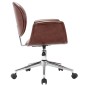 vidaXL Sillas de comedor giratorias 6 unidades cuero sintético marrón vidaXL Sillas de comedor giratorias 6 unidades cuero sintético marrón