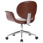 vidaXL Sillas de comedor giratorias 6 unidades cuero sintético marrón vidaXL Sillas de comedor giratorias 6 unidades cuero sintético marrón