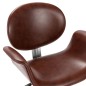 vidaXL Sillas de comedor giratorias 6 unidades cuero sintético marrón vidaXL Sillas de comedor giratorias 6 unidades cuero sintético marrón