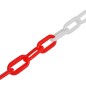 vidaXL Cadenas de advertencia 2 unidades plástico rojo y blanco 30 m vidaXL Cadenas de advertencia 2 unidades plástico rojo y blanco 30 m
