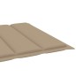 vidaXL Tumbona con cojín madera maciza de acacia y acero galvanizado vidaXL Tumbona con cojín madera maciza de acacia y acero galvanizado