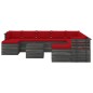 vidaXL Muebles de palets de jardín 11 pzas cojines madera maciza pino vidaXL Muebles de palets de jardín 11 pzas cojines madera maciza pino