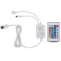 vidaXL Cama canapé hidráulica con LED cuero sintético blanco 140x200cm 
