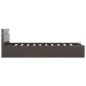vidaXL Cama canapé hidráulica con LED cuero sintético gris 120x200 cm vidaXL Cama canapé hidráulica con LED cuero sintético gris 120x200 cm
