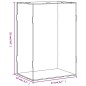 vidaXL Caja de exposición acrílico transparente 17x12x25 cm vidaXL Caja de exposición acrílico transparente 17x12x25 cm