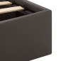 vidaXL Cama canapé hidráulica con LED cuero sintético gris 120x200 cm vidaXL Cama canapé hidráulica con LED cuero sintético gris 120x200 cm