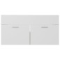 vidaXL Armario para lavabo contrachapada blanco roble 90x38,5x46 cm vidaXL Armario para lavabo contrachapada blanco roble 90x38,5x46 cm