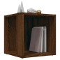 vidaXL Mesa auxiliar madera contrachapada roble marrón 33x33x34,5 cm vidaXL Mesa auxiliar madera contrachapada roble marrón 33x33x34,5 cm