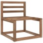 vidaXL Set muebles de jardín 6 pzs cojines madera impregnada antracita vidaXL Set muebles de jardín 6 pzs cojines madera impregnada antracita