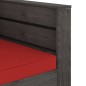 vidaXL Muebles de jardín 2 piezas con cojines madera impregnada gris vidaXL Muebles de jardín 2 piezas con cojines madera impregnada gris