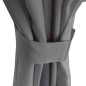 vidaXL Cenador con cortinas redondo gris antracita 3,5x2,7 m vidaXL Cenador con cortinas redondo gris antracita 3,5x2,7 m