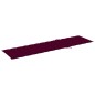 vidaXL Tumbonas con mesa y cojín 2 unidades madera maciza de teca vidaXL Tumbonas con mesa y cojín 2 unidades madera maciza de teca