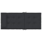 vidaXL Cojines de silla con respaldo alto 4 uds tela Oxford negro vidaXL Cojines de silla con respaldo alto 4 uds tela Oxford negro