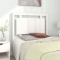 vidaXL Cabecero de cama madera maciza de pino blanco 95,5x4x100 cm