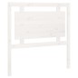 vidaXL Cabecero de cama madera maciza de pino blanco 95,5x4x100 cm