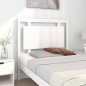 vidaXL Cabecero de cama madera maciza de pino blanco 95,5x4x100 cm