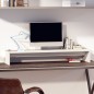 vidaXL Soporte de monitor madera maciza de pino blanco 100x27x15 cm vidaXL Soporte de monitor madera maciza de pino blanco 100x27x15 cm